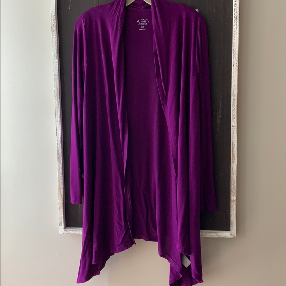 Open front cardigan